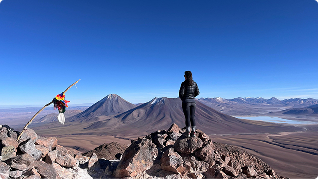 Cume do Cerro Toco no Deserto do Atacama