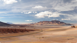 Salar de Aguas Calientes na Ruta de los Salares