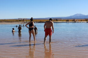 Laguna Cejar no Deserto do Atacama